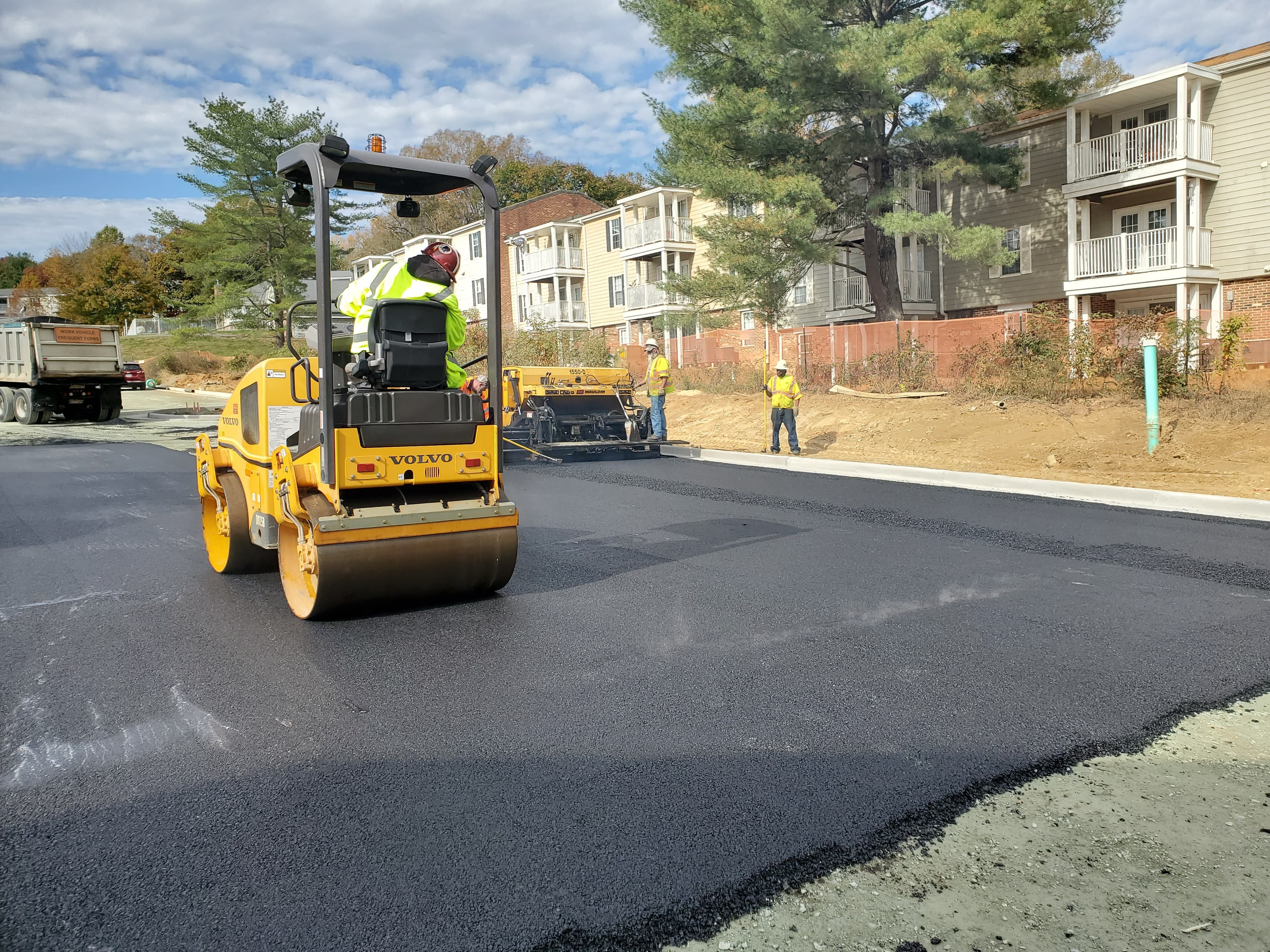A.C Fox Paving team at work